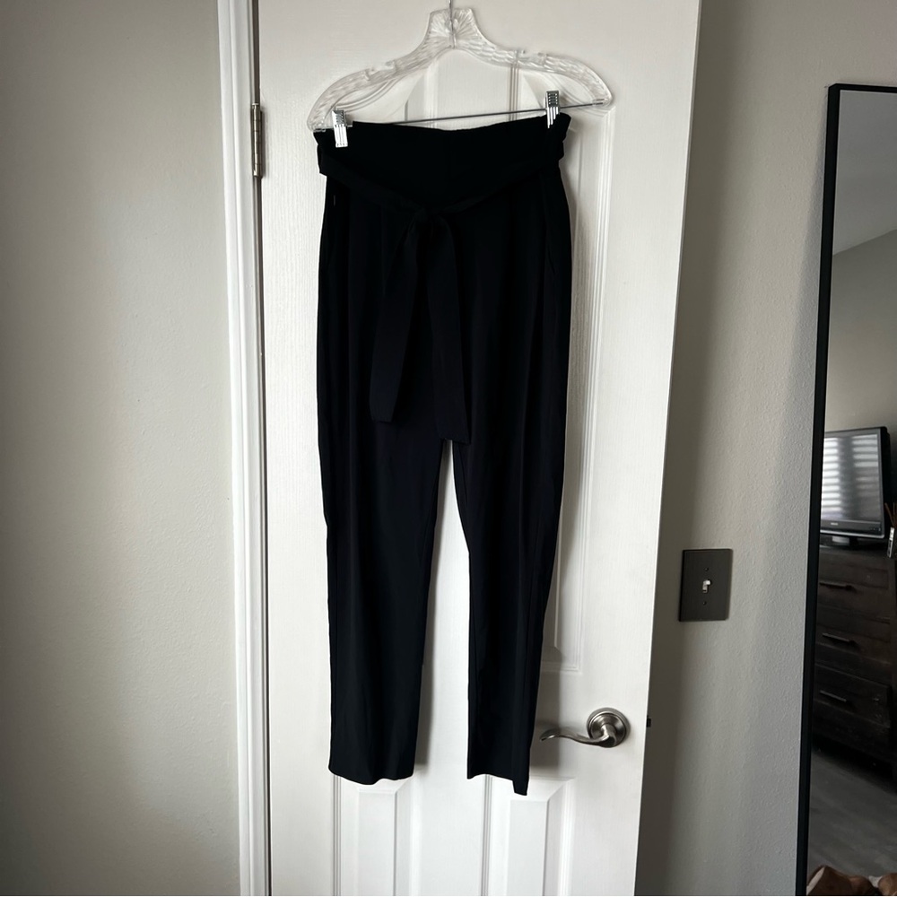 Athleta Black Trousers Sleek and Versatile